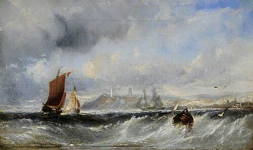 Wicklow Head, Ireland, 1836, Edwin Hayes