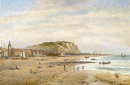 Old Hastings, East Sussex, 1885, Edwin Hayes