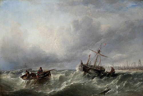 Morning after the Storm, off Yarmouth, , Edwin Hayes
