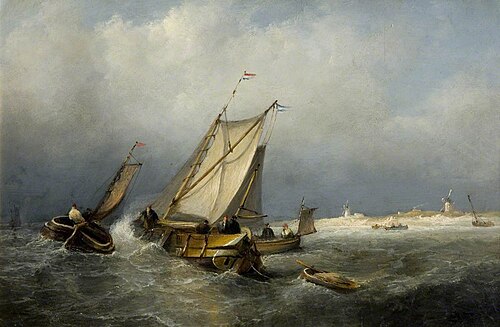 Fishing Boats, Holland, , Edwin Hayes