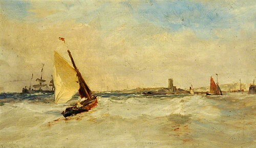 Port Rush, 1855, Edwin Hayes
