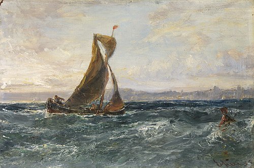A View of Dublin Bay, , Edwin Hayes