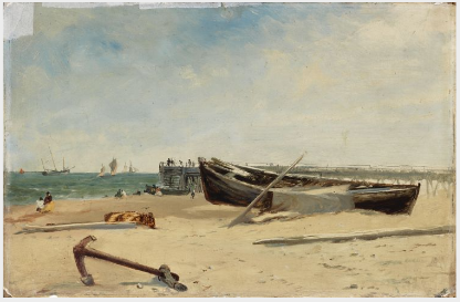 A Coast Scene, , Edwin Hayes