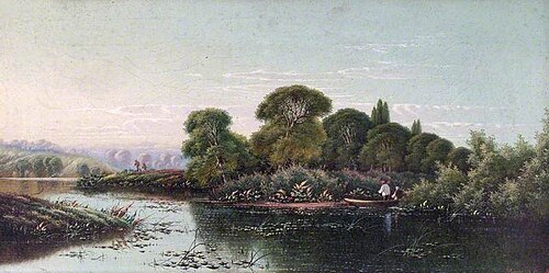 Near Hurley-on-Thames, Berkshire, 1879, Edwin Henry Boddington