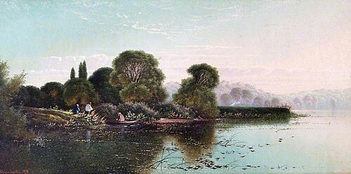 At Hurley-on-Thames, Berkshire, 1879, Edwin Henry Boddington