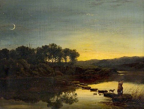 Landscape, Sunset, , Edwin Henry Boddington