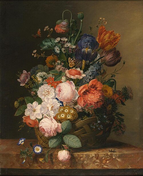 Stilleven met bloemen, 1817, Eelke Jelles Eelkema