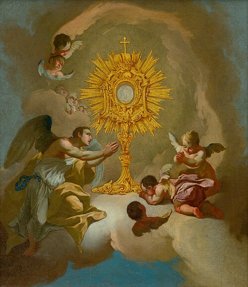 Monštrancia, 1760, Johann Lucas Kracker
