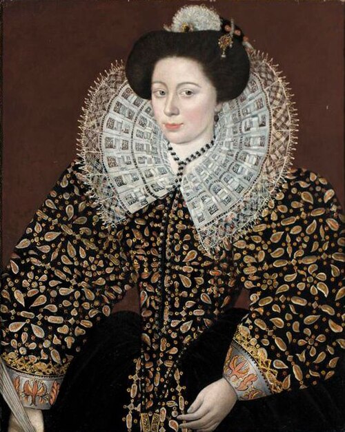 Portrait d'une dame, , William Segar