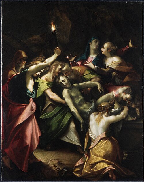 Entombment, 1593, Joseph Heintz l'Ancien