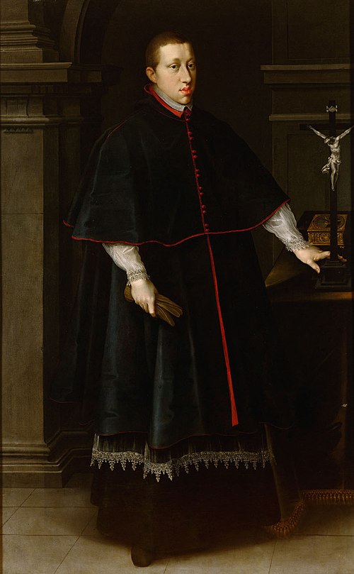 Archduke Leopold V (1586-1632) in the Spiritual Garment, 1604, Joseph Heintz l'Ancien