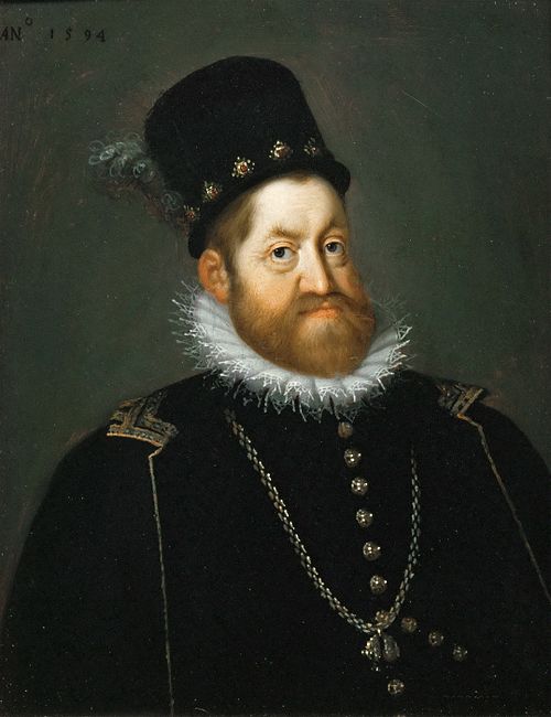 Porträt des Kaisers Rudolf II., 1594, Joseph Heintz l'Ancien