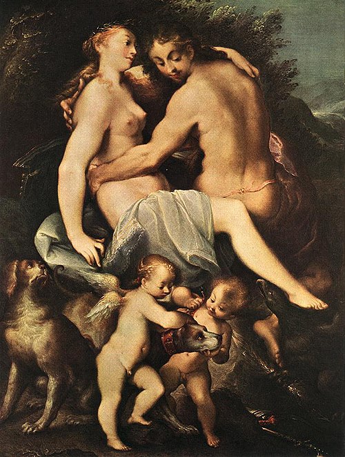 Zeus and Kallisto, 1550, Joseph Heintz l'Ancien