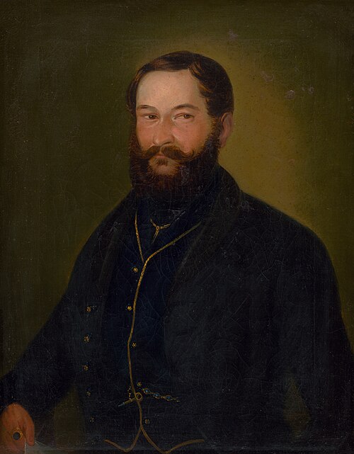 Portrait of Martin Turánsky, 1851, Maximilián Ratskay