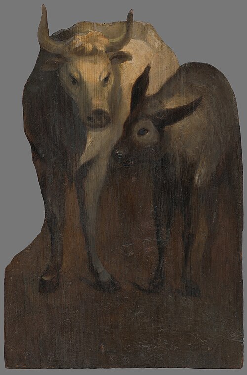 Vôl a somár, 1830, Maximilián Ratskay