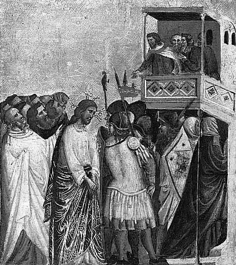 Christ in front of Pilate, , Giovanni Baronzio