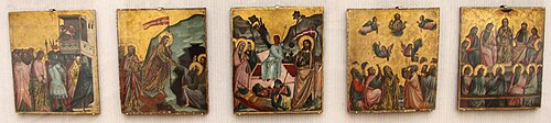 Five Panels with Scenes from the Life of Christ, 1400, Giovanni Baronzio