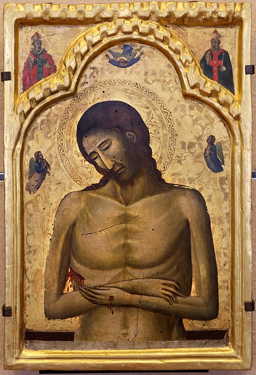 Christ de Pitié, 1350, Giovanni Baronzio