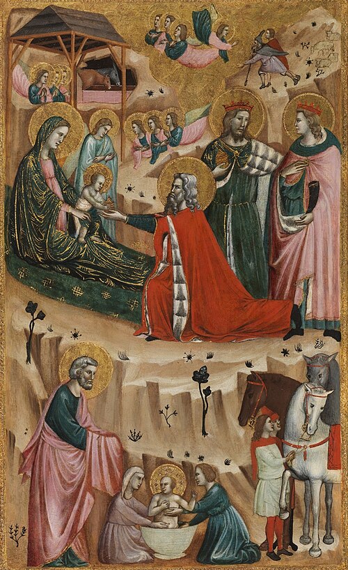 Nativity and Adoration of the Magi, 1337, Giovanni Baronzio