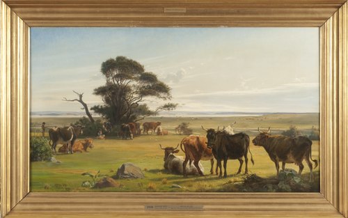 Cows in a Meadow, 1872, Otto Carl Bentzon Haslund