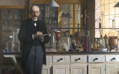 Johan Kjeldahl, 1896, Otto Carl Bentzon Haslund