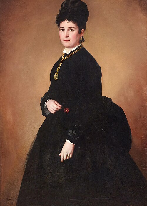 Portrait of a Lady, 1880, Angelo Inganni
