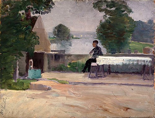 Margin of a Moat, 1875, Eliphalet Frazer Andrews