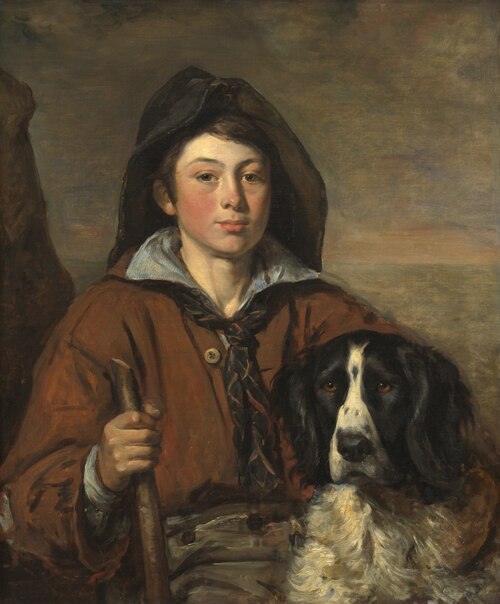 Young Mariner and Dog, 1833, Emma Soyer