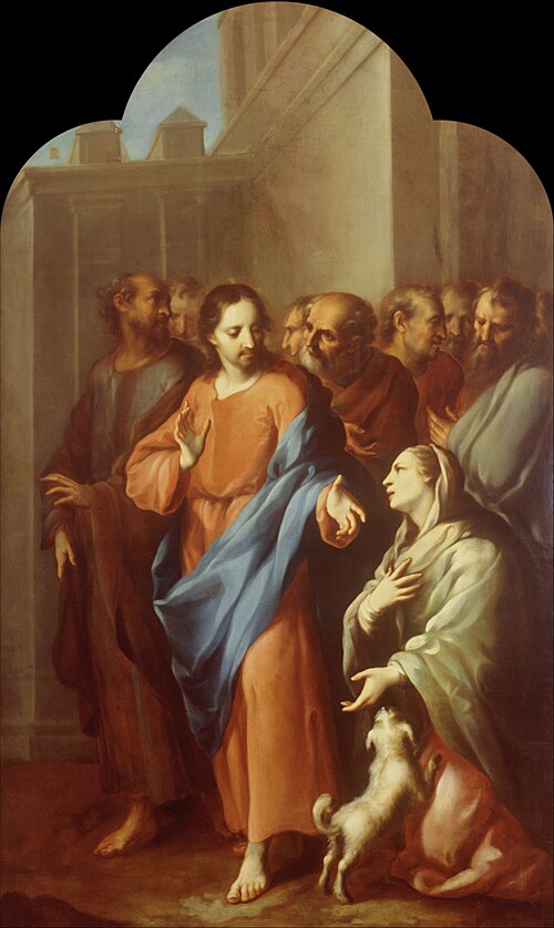 Jesus with the Sick Woman, , Juan Rodríguez Juárez