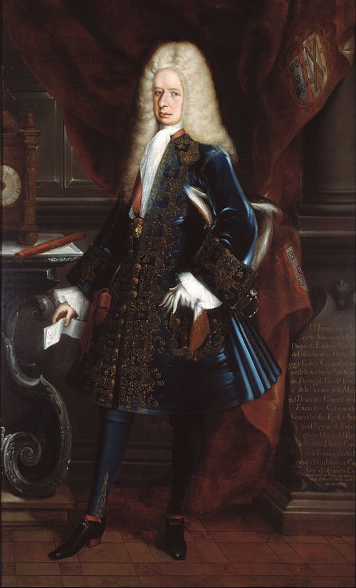 Portrait of the Viceroy, the Duke of Linares, 1717, Juan Rodríguez Juárez