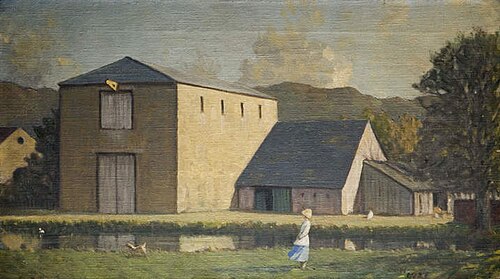 A Warehouse, 1921, Charles Holmes
