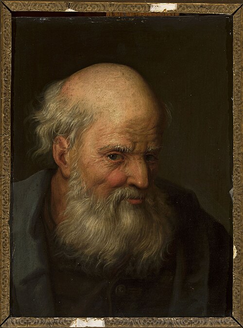 Head of an old man (St. Peter?), , Christian Wilhelm Ernst Dietri