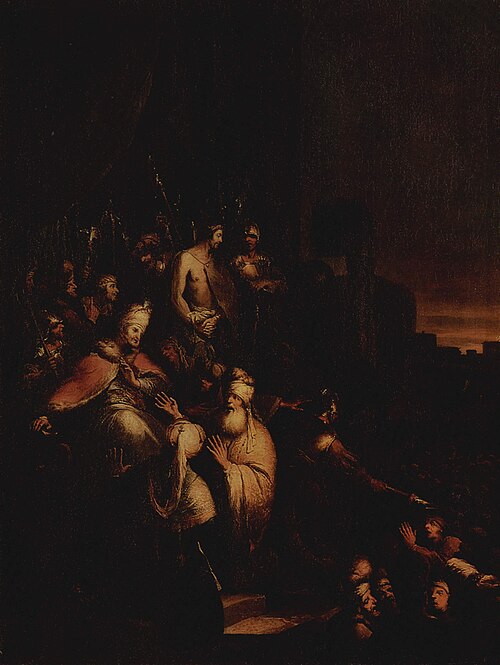 Pilate Debates Christ's Fate, 1755, Christian Wilhelm Ernst Dietri