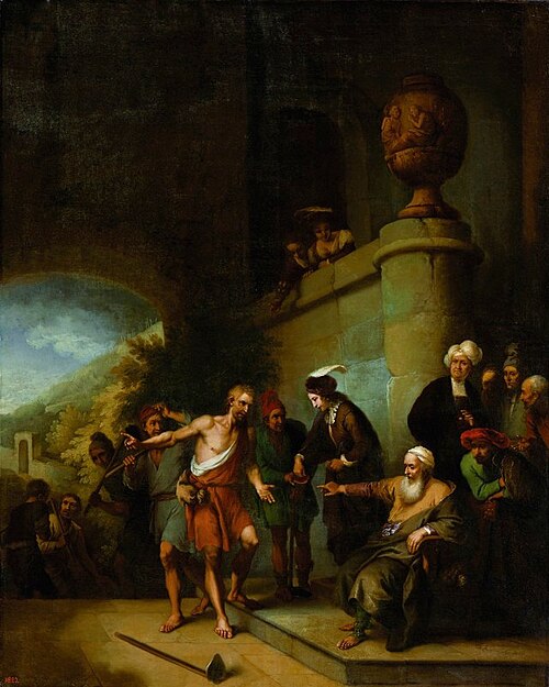 Parabole des ouvriers envoyés à la vigne., 1752, Christian Wilhelm Ernst Dietri
