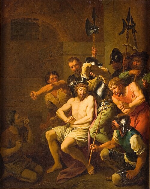 Le Couronnement d'épines, 1757, Christian Wilhelm Ernst Dietri