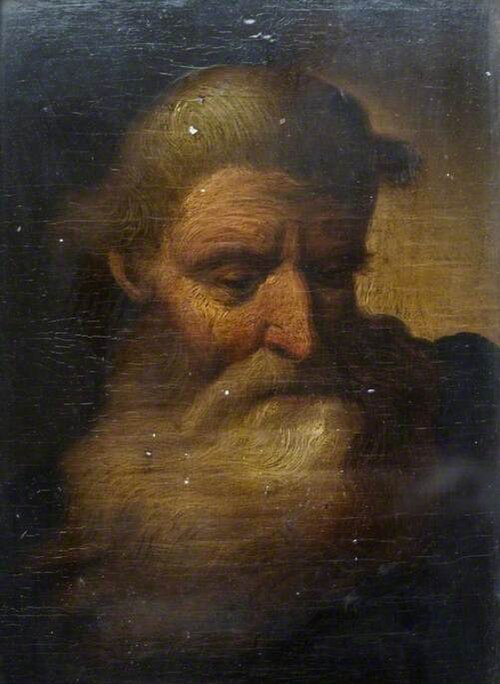 Head of an Old Man (God the Father), , Christian Wilhelm Ernst Dietri