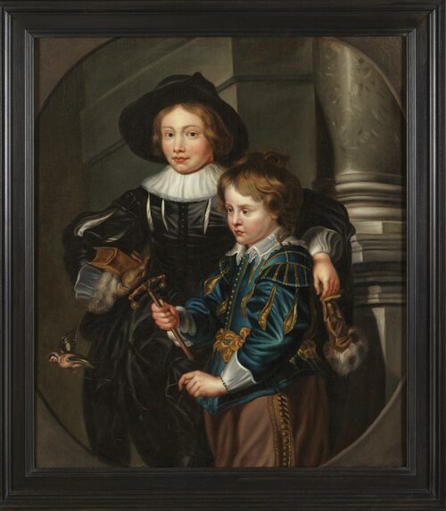 Albert en Nicolaas Rubens, 1749, Christian Wilhelm Ernst Dietri
