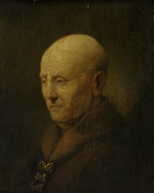 Portrait of a man, perhaps Rembrandt's father, Harmen Gerritsz van Rijn, 1750, Christian Wilhelm Ernst Dietri