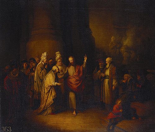The Tribute Money, 1755, Christian Wilhelm Ernst Dietri