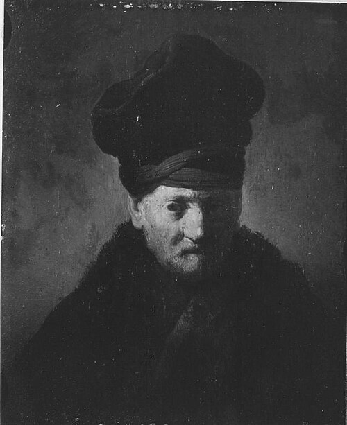 Bildnis eines alten Mannes (Kopie nach Rembrandt), , Christian Wilhelm Ernst Dietri