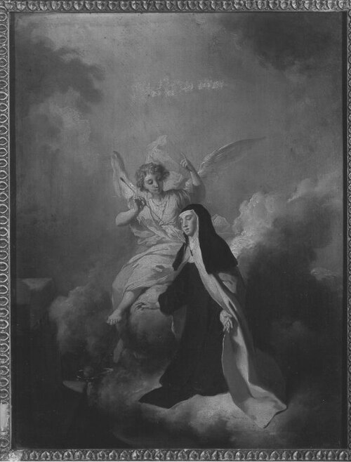 Verzückung der hl. Theresia, 1743, Christian Wilhelm Ernst Dietri
