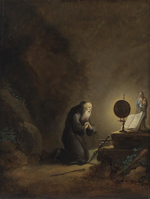 Hl. Antonius Eremita, 1743, Christian Wilhelm Ernst Dietri