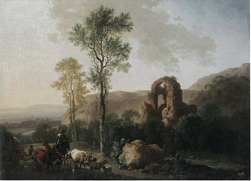 View of the Roman Campagna, 1775, Christian Wilhelm Ernst Dietri