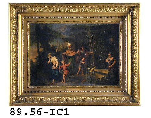 The Expulsion of Hagar, 1767, Christian Wilhelm Ernst Dietri