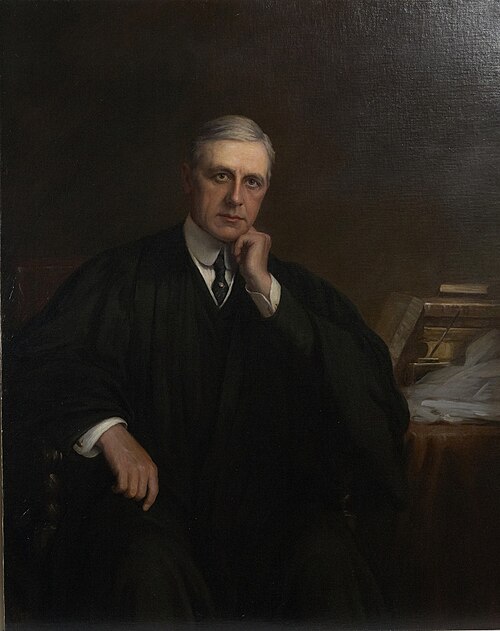 Mahlon Pitney, Class of 1879 (1858-1924), 1913, Ellis William Roberts