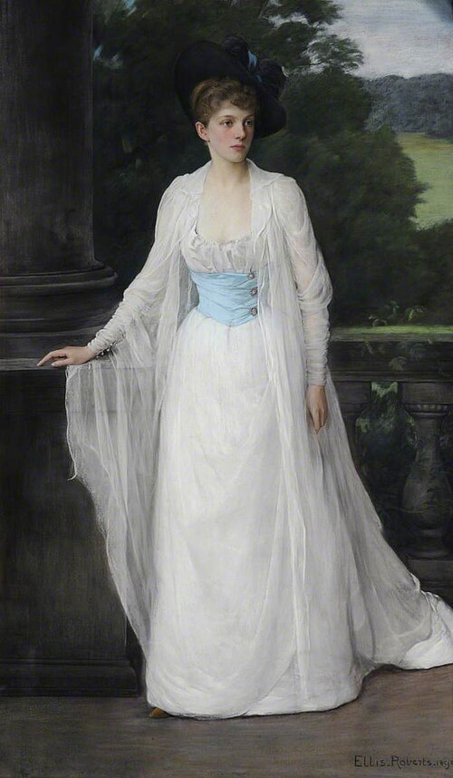 Susannah West Wilson, Mrs John Graham Menzies, later Lady Holford (1865-1943), 1890, Ellis William Roberts