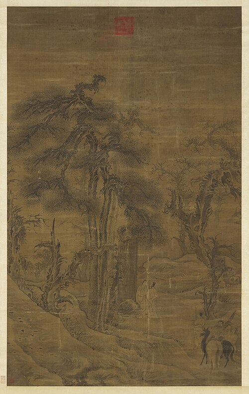 Viewing a Stele, , Guo Xi