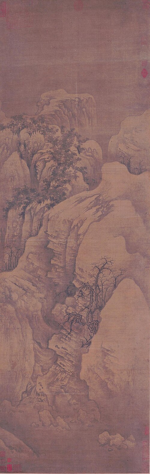 幽谷图, , Guo Xi