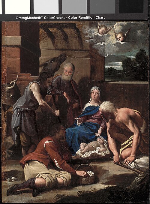 Adoration of the Shepherds, 1615, Carlo Bononi