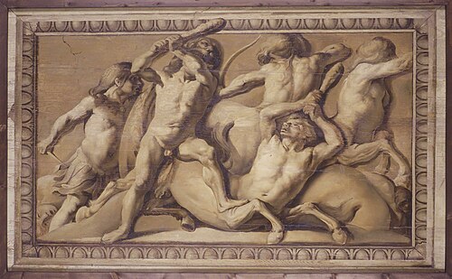 Hercules verslaat de centauren, 1644, Jacob van Campen